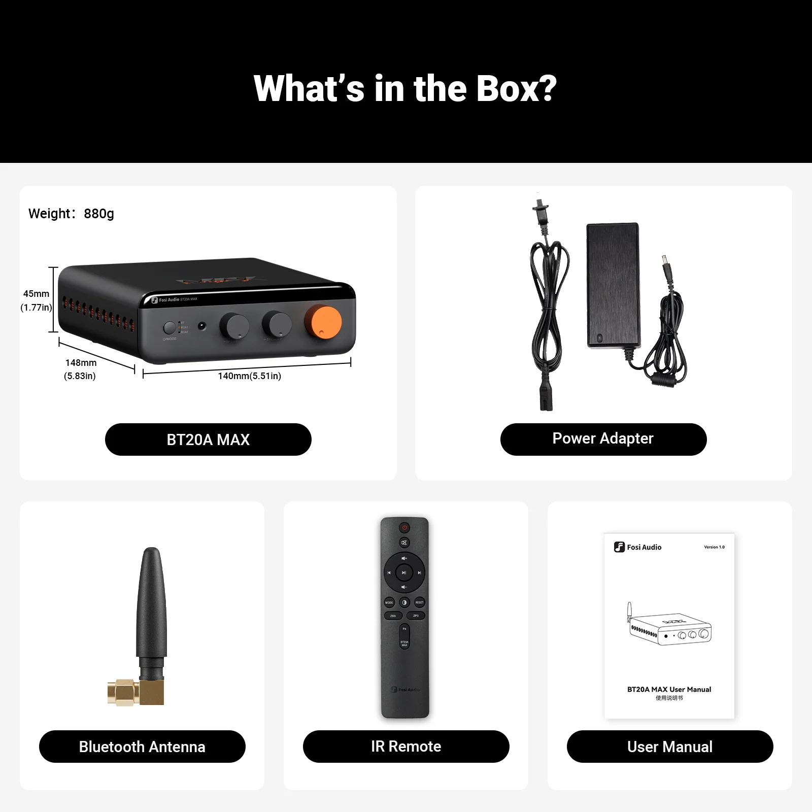 Fosi Audio BT20A MAX